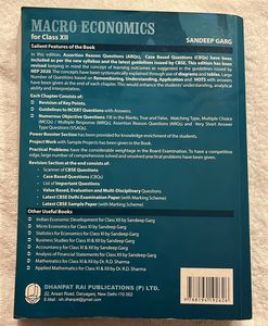 CLASS 12 ECONOMICS