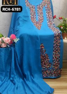 New Standard Wollen Kashmiri Dress full Embroidery