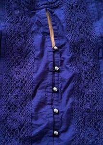 Elegant Blue Ethnic Skirt