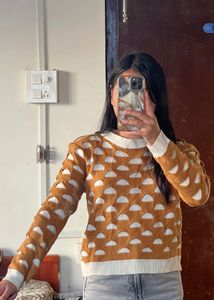 Cute Cutout Knit Sweater