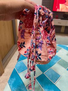 Floral Print Pouch
