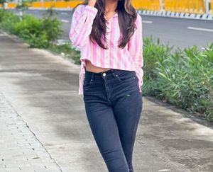 Striped Crop Top