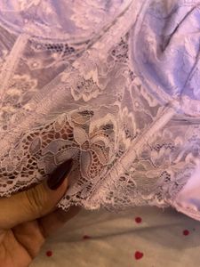 Lace Corset Top - Lavender