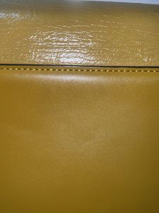 Mustard Structured Classy Handheld Bag