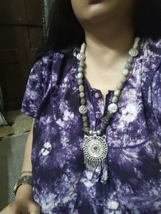 Original Vintage Afghani Labrodite Neckpiece
