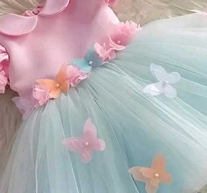Girls Pink Stylish Frock