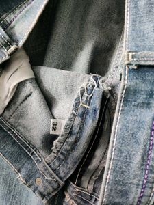 Embroidered Denim Jeans