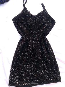 Black Sequence Dress