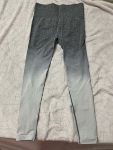 Gray Ombre Seamless Gym Leggings (Stretchable)