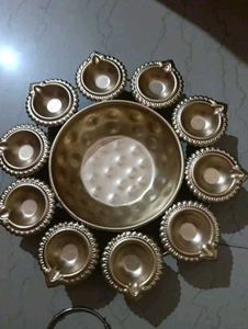 Decorative Metal Diya