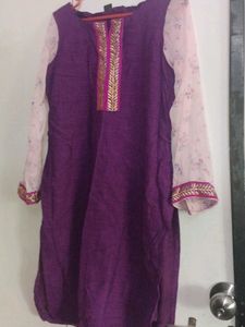 Purple Kurta