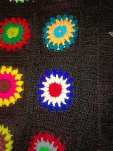 Hand Made Beautiful Multi Colour Woolen Jacket