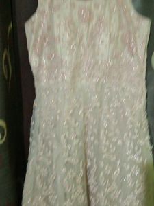 Ethnic Gown New Not Weared Sleeves Also Available