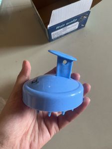 Blue hair scar massager shampoo, brush