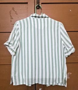 Striped Short Sleeve Top