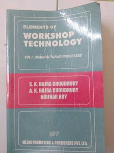 Workshop Technology Vol 1 And Vo 2
