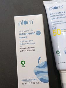 Plum Rice Water &amp; Niacinamide Set