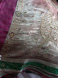 Ethnic Pink &amp; Gold saree