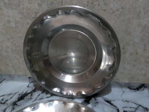 Stainless Steel Dinner Bowls - Set of 6