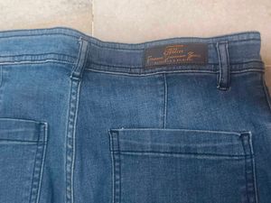 Wide Leg Denim Jeans