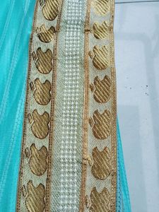 Festive Saree In Cyon Colour