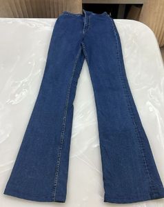 😍Primium zara High Waist Flare Leg Jeans