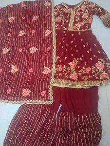 Gharara Suit (3 Pcs)