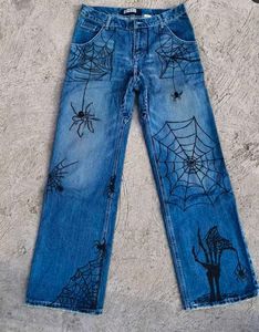 Spiderweb Denim Jeans