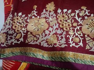 Maroon Brasso Saree