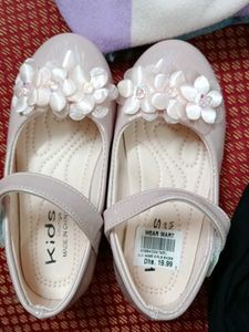 Cute Flower Baby Pink Shoes