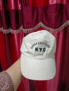 White Upper East Side Cap