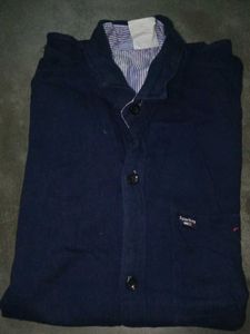 Sparkey Boys Navy Button Down Shirt