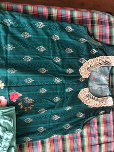 Floral 3Pc Kurta Set