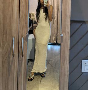 Beige  Maxi Dress