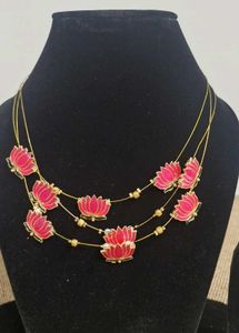 Lotus Charm Necklace