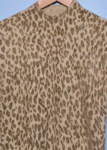 Leopard Print Knit Top