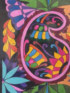 Framed Floral Artwork