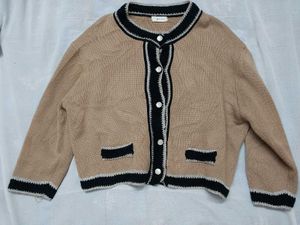 Warm Korean Button Up Sweater