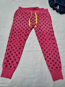Pink Printed Bottom