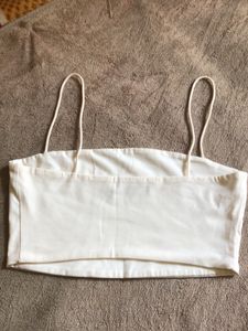 Women White Crop Top