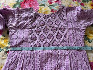Elegant Lavender Kurta