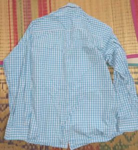 GANT Gingham Check Shirt - Light Blue