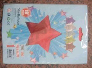 Big Star Foil Balloon - 5 packet