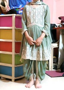 New Aliya Cut Gown Tulip Salwar