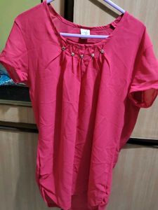 Pink Casual Top