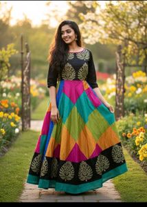 Multicolored Gown