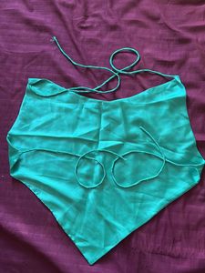 Backless Satin Top