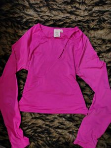 Pink Long Sleeve Top