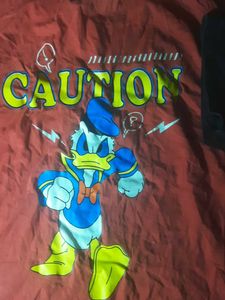 Red Donald Duck Tee