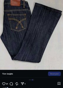 Flare Low Waise Leg Jeans